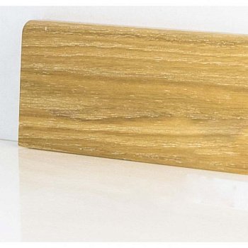 Плинтус напольный  Дуб Затертый Шпонированный Прямой 80х18 (10-100-00783)