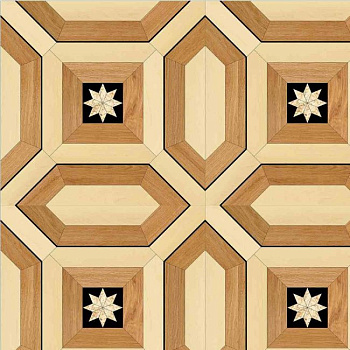 Щитовой художественный паркет  (26-010-511)