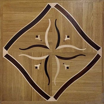 Щитовой художественный паркет  (26-010-276)