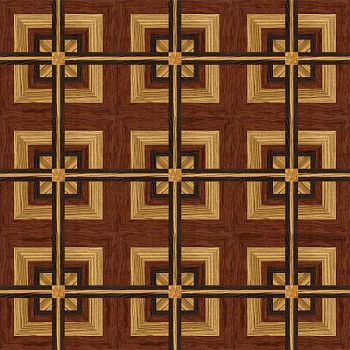 Щитовой художественный паркет  (26-010-226)