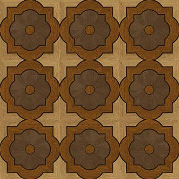 Щитовой художественный паркет  (26-010-118)