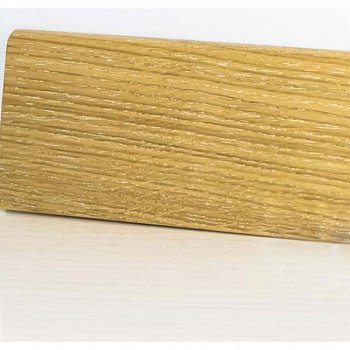 Плинтус напольный  Дуб Затертый Шпонированный Прямой Со Скосом 80х16 (10-100-00862)