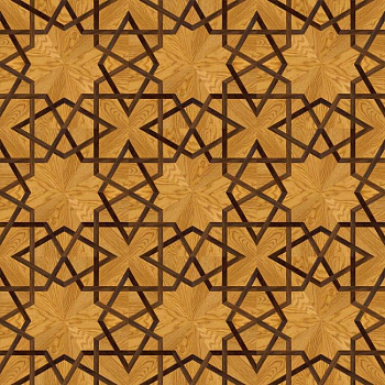 Щитовой художественный паркет  (26-010-197)