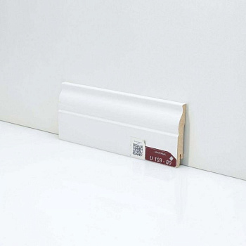 Плинтус напольный Universal Белый U 103-80 (10-017-00006)
