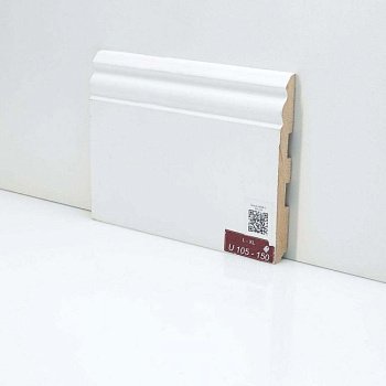 Плинтус напольный Universal Белый U 105-150 (10-017-30008)