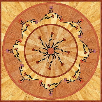 Художественный паркет  Розетка (26-009-0229)