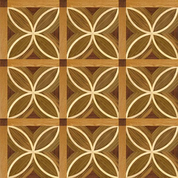 Щитовой художественный паркет  (26-010-213)