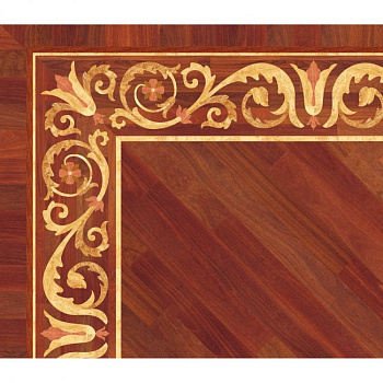 Художественный паркет  Паркетный Бордюр (26-011-190)