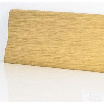 Плинтус напольный  Дуб Без Покрытия Шпонированный Сапожок 80х20 (10-100-00980)