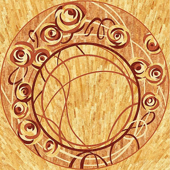 Художественный паркет  Розетка (26-009-0228)