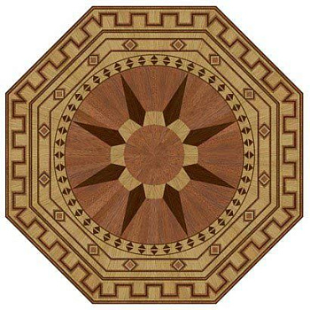 Художественный паркет  Розетка (26-009-0107)