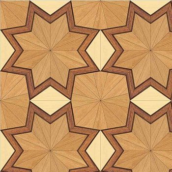 Щитовой художественный паркет  (26-010-534)