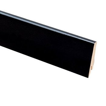 Плинтус напольный  Черный Глянец 1005 Мдф (10-009-03882)