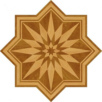 Художественный паркет  Розетка (26-009-0187)