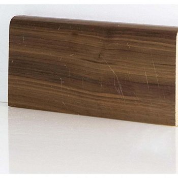 Плинтус напольный  Орех Шпонированный Прямой 80х18 (10-100-00785)
