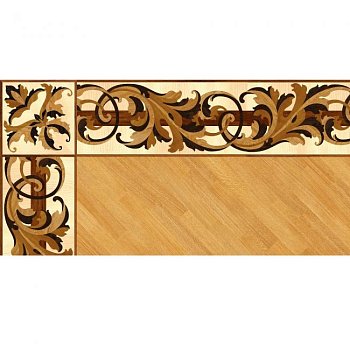 Художественный паркет  Паркетный Бордюр (26-011-105)