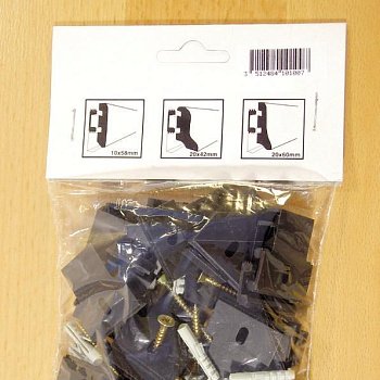 Плинтус напольный  Крепеж Плинтуса (клипса, Шуруп, Дюбель) (10-010-04231)