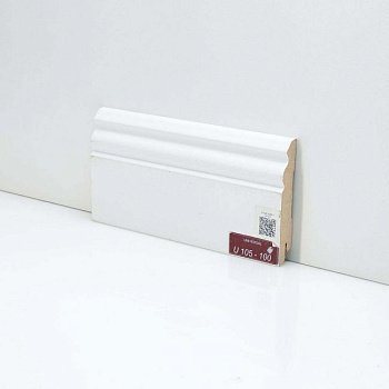 Плинтус напольный Universal Белый U 105-100 (10-017-10008)