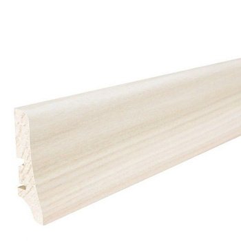 Плинтус напольный  Ясень Белый Матовый Лак (LIS-JES-LB5-220-058-P20)