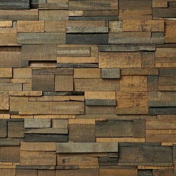 Мозаика и 3D панели из дерева  Дуб Фоссил Эбони (11-011-00001)