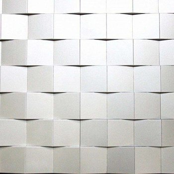 Мозаика и 3D панели из дерева Assa 1015 Змейка (Белая Эмаль) (12-011-00012)