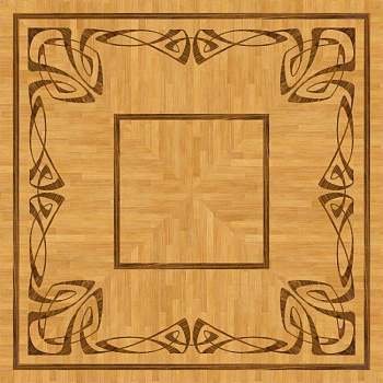 Художественный паркет  Розетка (26-009-0048)