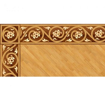 Художественный паркет  Паркетный Бордюр (26-011-116)