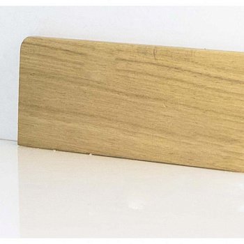 Плинтус напольный  Дуб Без Покрытия Шпонированный Прямой 70х15 (10-100-00732)