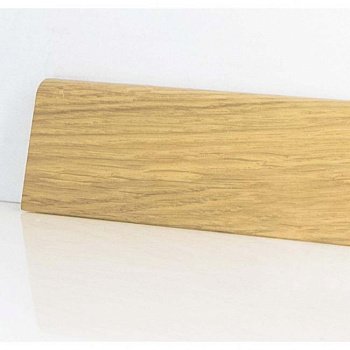 Плинтус напольный  Дуб Беленый Шпонированный Прямой Со Скосом 58х20 (10-100-00809)